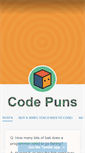 Mobile Screenshot of codepuns.com