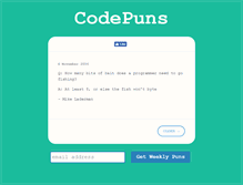 Tablet Screenshot of codepuns.com